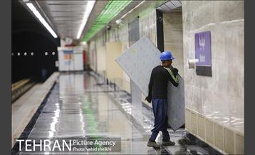 بازدید مدیرعامل متروی تهران از بخش میانی خط 7 مترو 16