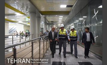 بازدید معاونت حمل و نقل شهرداری و اعضای شورای شهر تهران از عملیات اجرایی خط ۶ 13