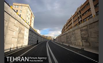 زیرگذر استاد معین قبل از افتتاح 23