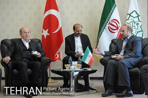 دیدار دکتر قالیباف با دکتر کادیرتوپباش شهردار استانبل 5