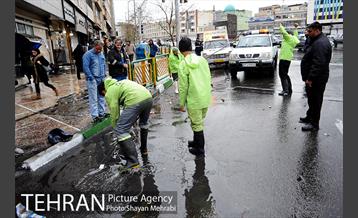 بارش باران بهاری در تهران 20