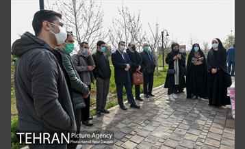 آیین درختکارى خبرنگاران در بوستان زندگى 4