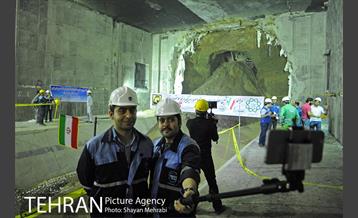 مراسم ورود ماشین حفاری(TBM) به ایستگاه مترو امیرکبیر در خط 6 متروی تهران 32