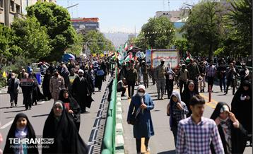 راهپیمایی وز قدس در پایتخت 40