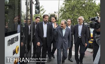 بازدید شهردار تهران از خطوط اتوبوسرانی  4