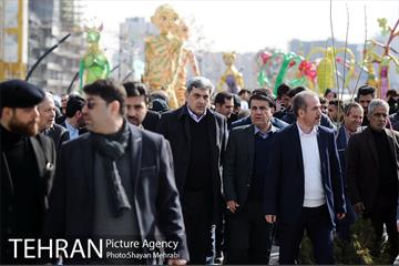 آیین بهره برداری از ۵۵ پروژه مدیریت شهری در منطقه ۲۲ تهران 13