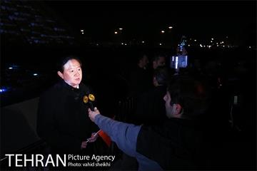اکران تصاویری بر برج آزادی تهران برای همدردی با ملت چین 21
