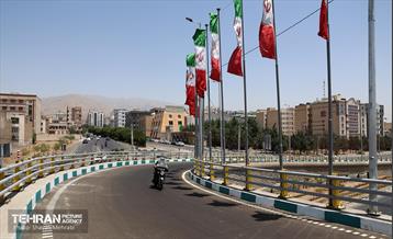 بهره‌برداری از تقاطع غیرهمسطح بزرگراه همت و اشرفی اصفهانی 20