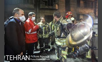 آتش سوزی در ساختمان برق حرارتی 8