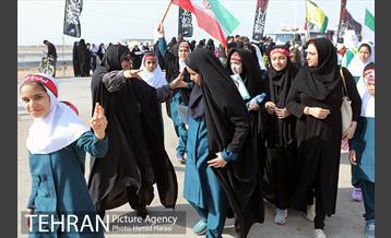 ارائه خدمات نیرو های خادم الحسین (ع) در مرز شلمچه 24