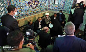 دیدار مردمی شهردار تهران در مسجد نواب صفوی 10