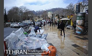 بارش باران در تهران 15