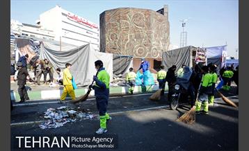 خدمات رسانی شهرداری تهران در آیین تشییع سردار شهید قاسم سلیمانی -2 12