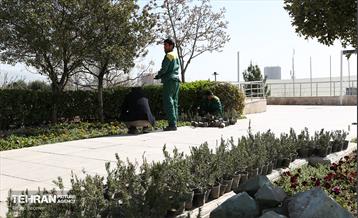 آماده سازی برج میلاد برای عید نوروز 3