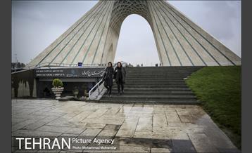 بارش باران پاییزی در تهران 25