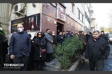 تشییع پیکر خبرنگار فقید مهدی علیرضایی 48
