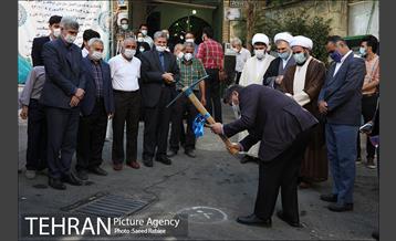 آئین آغاز عملیات اجرایی پروژه شبکه آب های سطحی و بهسازی محله کن 22