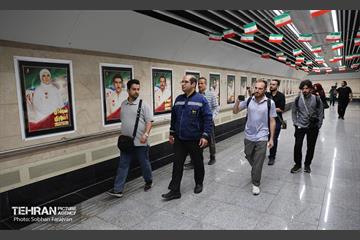 تور بازدید نمایندگان رسانه‌های بین المللی از شهر تهران 11