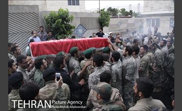 مراسم وداع با پیکر مطهر شهید حاج محمد ناظری 7