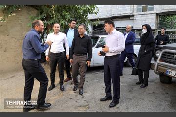 حضور مدیرعامل سازمان نوسازی شهرداری تهران در منطقه۱۷