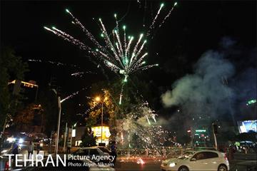 نور افشانی آسمان تهران به مناسب عید سعید فطر 7