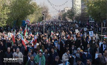 راهپیمایی محکومیت اقدامات تروریستی آمریکا و رژیم صهیونیستی علیه ملت ایران 36