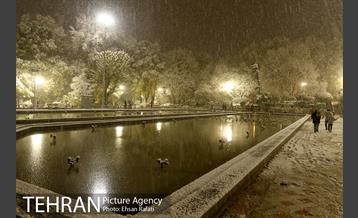 بارش اولین برف پاییزی تهران 37