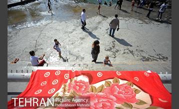 تابستان گرم  در چشمه علی 1