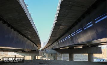 بازگشایی پل تقاطع غیرهمسطح بزرگراه شهید همدانی با رودخانه وردآورد 25