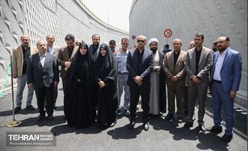 افتتاح دوربرگردان غیرهمسطح بزرگراه شهید همدانی 2