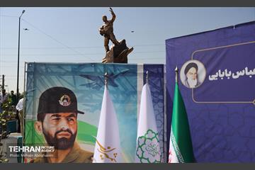 رونمایی از تندیس سرلشکر خلبان شهید بابایی 9