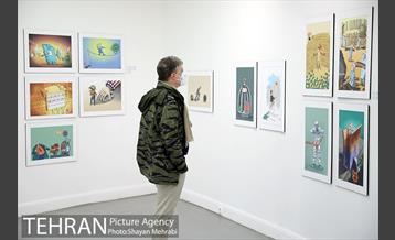 بازدید احمد مسجد جامعی از نمایشگاه تهران از منظر هنرمندان 17