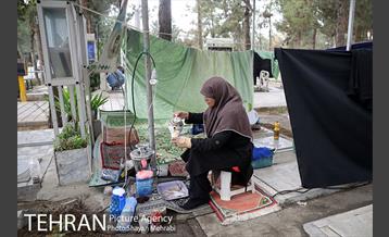 اولین پنجشنبه سال 1400 در بهشت زهرا(س) 15