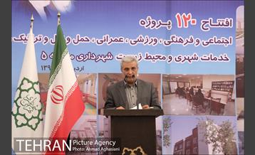 آیین افتتاح و بهره برداری از 120 پروژه منطقه 5 شهرداری 5