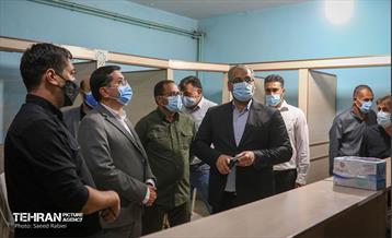 بازدید رئیس سازمان مدیریت بحران شهرداری تهران از گرمخانه خاوران 24