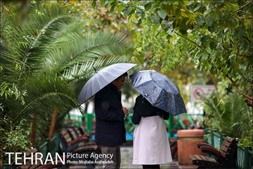 بارش باران پاییزی در تهران 15