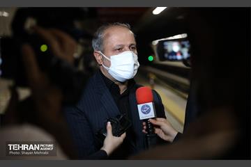 بازدید اعضای کمسیون حمل و نقل شورای اسلامی شهر از ایستگاه مترو شهید رضایی 40