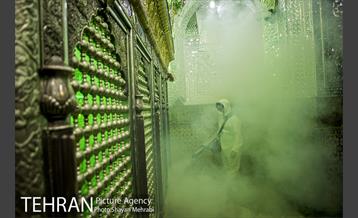 عملیات ضدعفونی امامزاده صالح(ع) 10