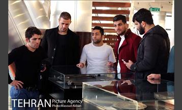 بازدید تیم ملی کشتی فرنگی از برج میلاد تهران