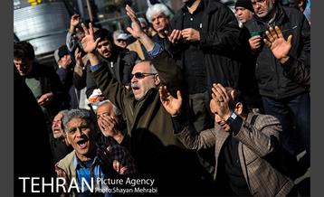 اجتماع عزاداران فاطمی در میدان هفت تیر 9