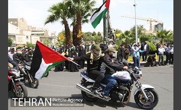 راهپیمانی نمادین روز قدس در میدان فلسطین 7