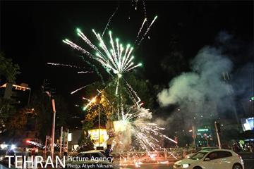 نور افشانی آسمان تهران به مناسب عید سعید فطر 5