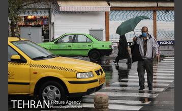 بارش باران پاییزی در تهران- 2