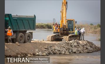 ساخت سیل بند در روستای سابله 19