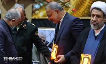 حضور شهردار تهران در گلزار شهدای کرمان 9