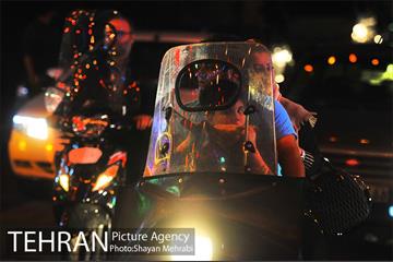 خیابان های تهران در شب میلاد امام زمان (عج) 8