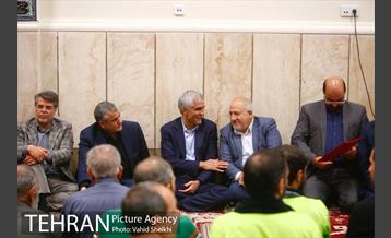 مراسم اعزام کاروان خادم الحسین (ع) شهرداری تهران به عتبات عالیات با حضور شهردار تهران 45