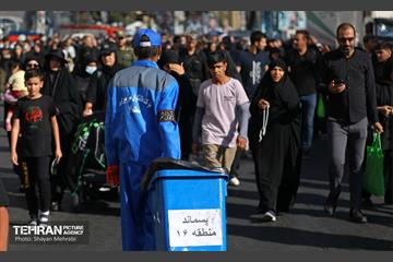 خدمات شهرداری تهران در راهپیمایی جاماندگان حسینی(ع) 1