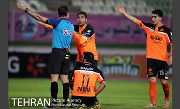 دیدار سیاه جامگان و سایپا در لیگ برتر فوتبال 21