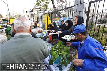 پاکسازی خیابان ولیعصر به مناسبت روز جهانی داوطلب 3